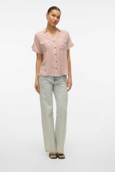 Vero Moda vmbumpy ss shirt wvn noos